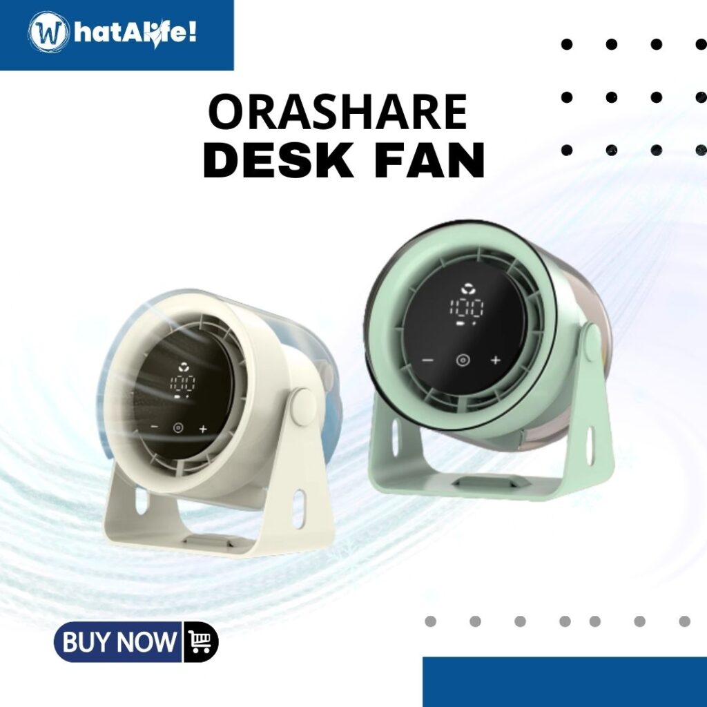 Orashare DF03 High Speed Air Circulation Desk Fan