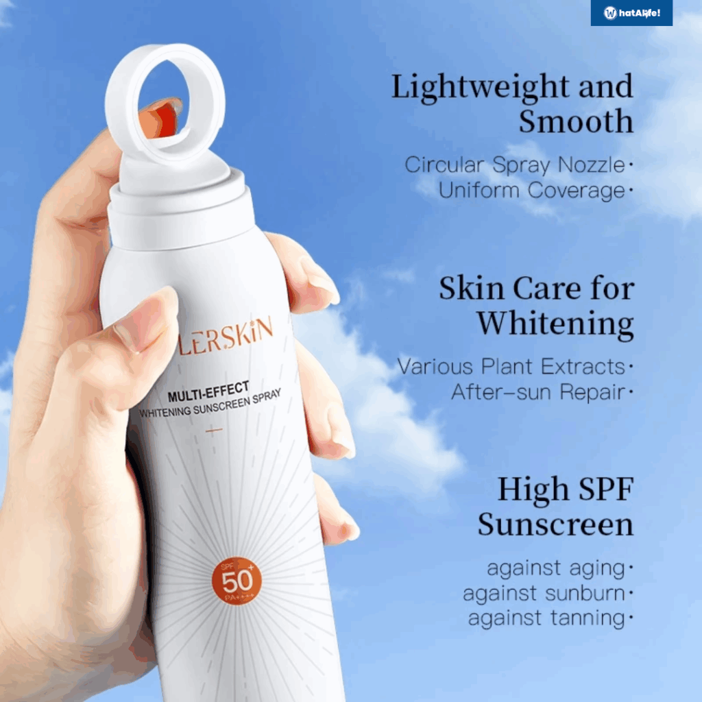 5 ICE LERSKIN Multi Effect Sunscreen Spray SPF 50 PA++++